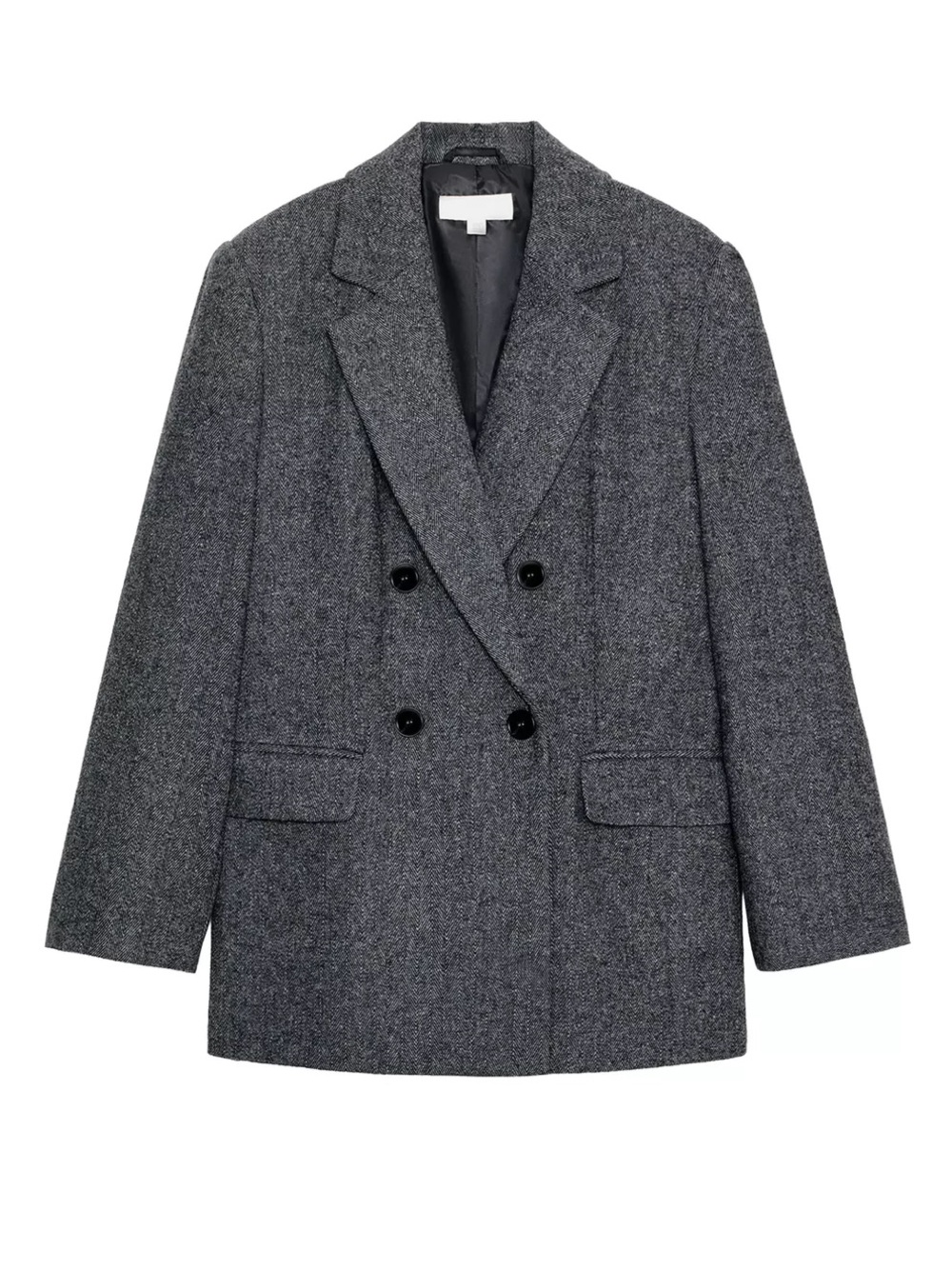 Zara Oversized Double Breasted Blazer